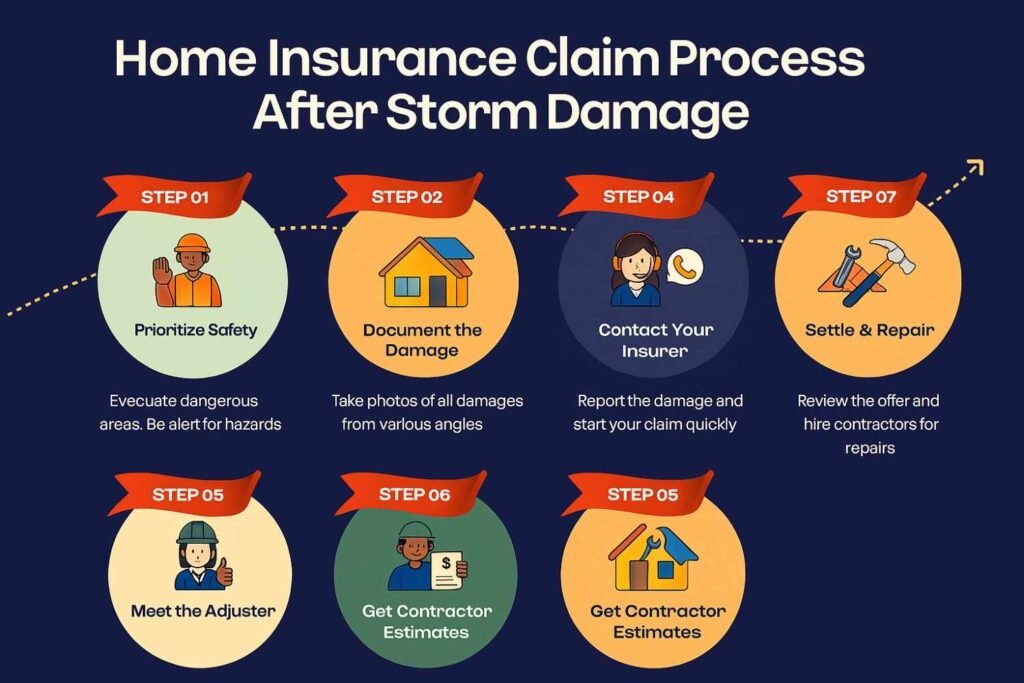 Home Insurance Claim Process After Storm Damage