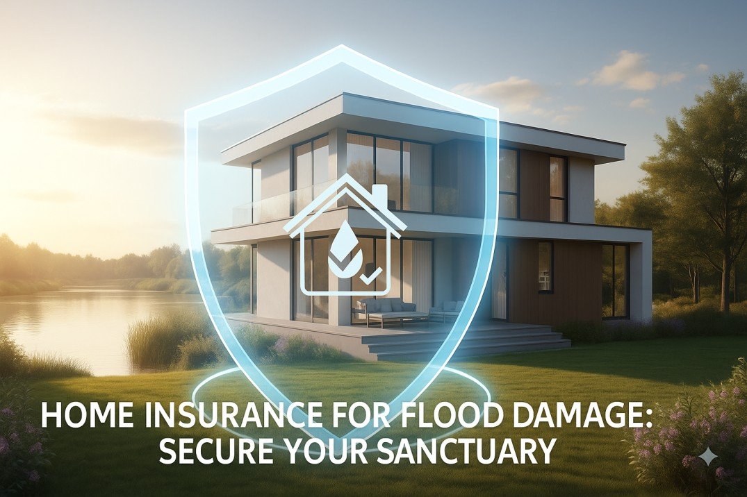 A secure home illustrating Home Insurance for Flood Damage protection for homeowners.