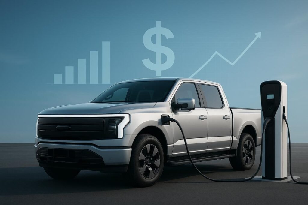 Electric vehicle charging, illustrating Car Insurance for Electric Vehicles (EVs) and associated costs.
