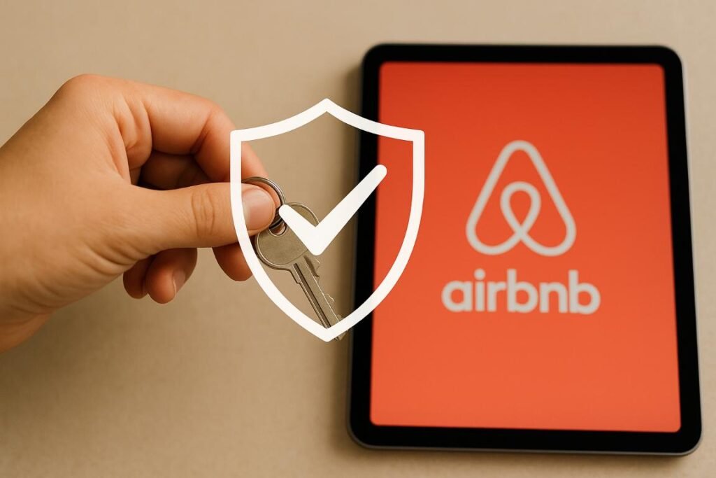 Host protecting their Home Insurance for Rental Income business by securing specialized short-term rental insurance.